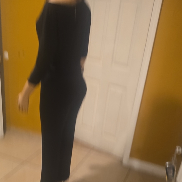 Michael Stars Black Off-Shoulder Jumpsuit - Picture 5 of 5